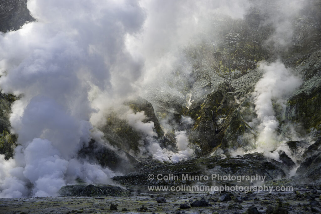 Fumaroles, White Island (Whakaari) New Zealand
